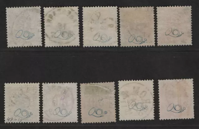 $Sweden Sc#40-49 used VF, complete set, Cv. $110 2