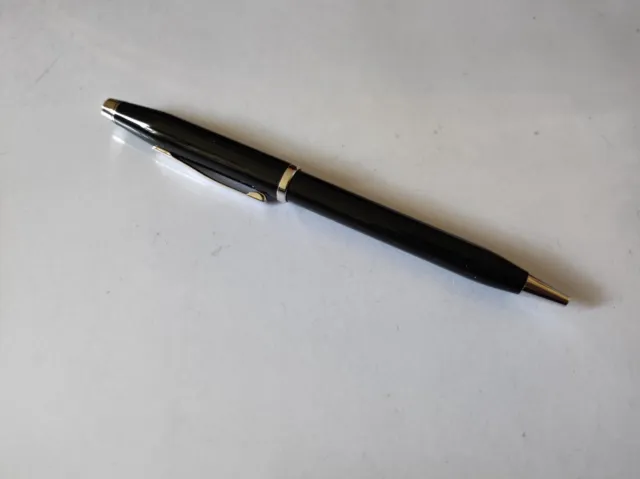 Cross Century II Black Lacquer Ballpoint Pen 412W