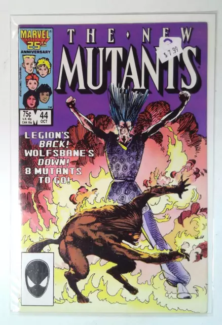 The New Mutants #44 Marvel Comics (1986) VF+ 1st Series 1st Print Comic Book
