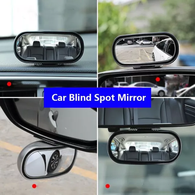 Rotation Car Blind Spot Mirror Parking Aid mirror 360-degree Wide Angle