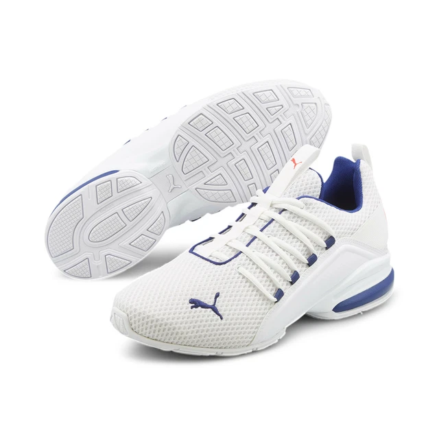 Puma Axelion LS Herren Schuhe Sneaker Turnschuhe 194384 (Weiss 02)