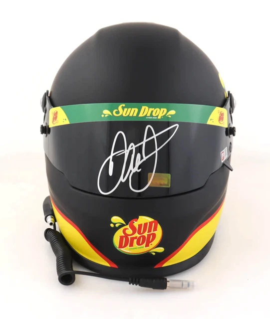 DALE EARNHARDT JR. Signed NASCAR Sun Drop Full-Size Helmet (Dale Jr
