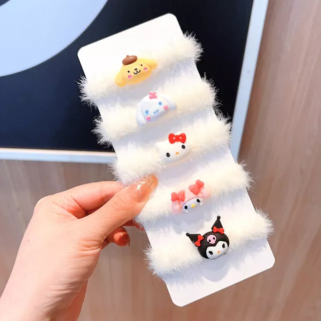 Autumn Winter Super Cute Plush Cartoon Egg Rabbit Star Small Elastic Hair Band