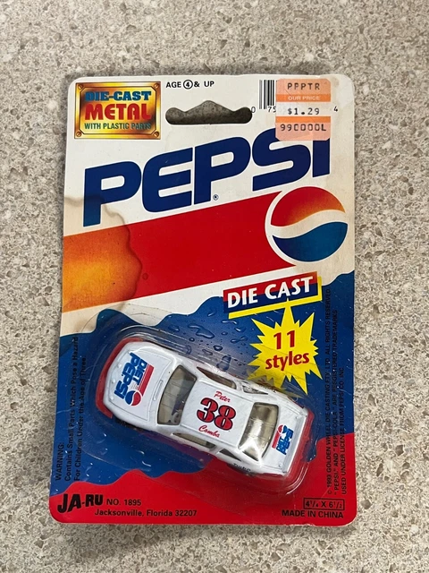 Ja-Ru Pepsi Die Cast Car #38 Peter Comlia New