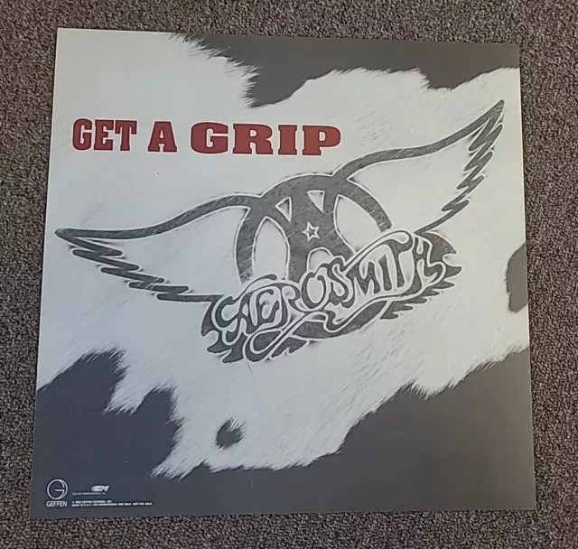 Aerosmith "Get A Grip"  12x12  Promotional Poster / flat 1993 Geffen 2