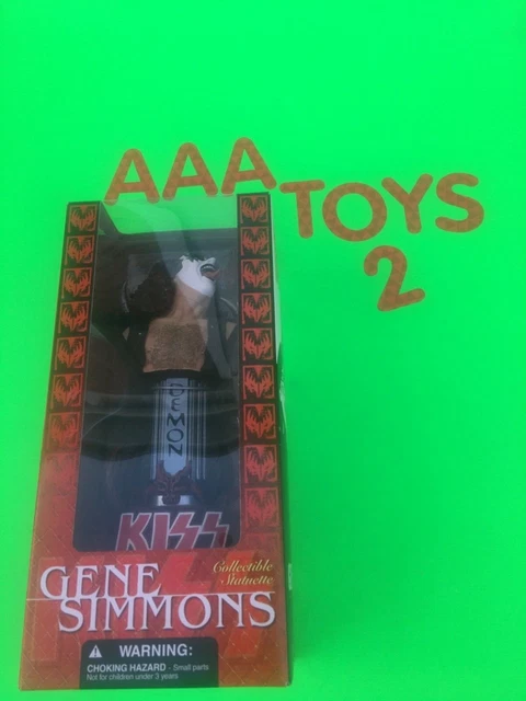 MCFARLANE TOYS KISS Bust GENE SIMMONS Regular 2002 NEW MIB $21.00
