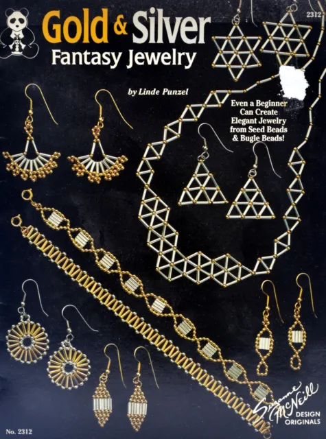 Gold & Silver Fantasy Jewelry with Seed & Bugle Beads