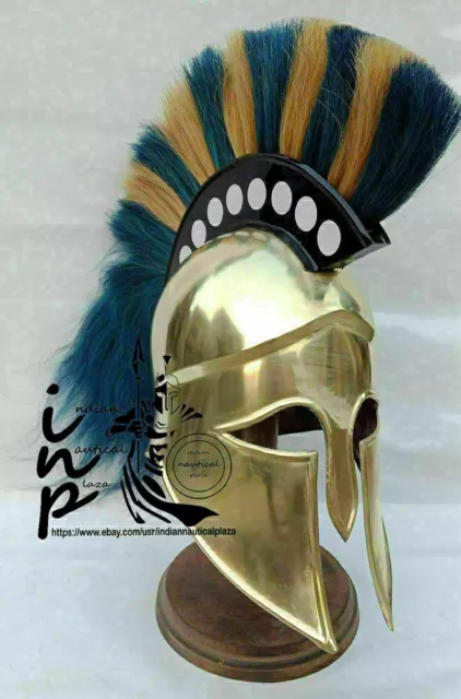 Mittelalterlicher Krieger griechischer korinthischer Helm Antiker Nachbau...