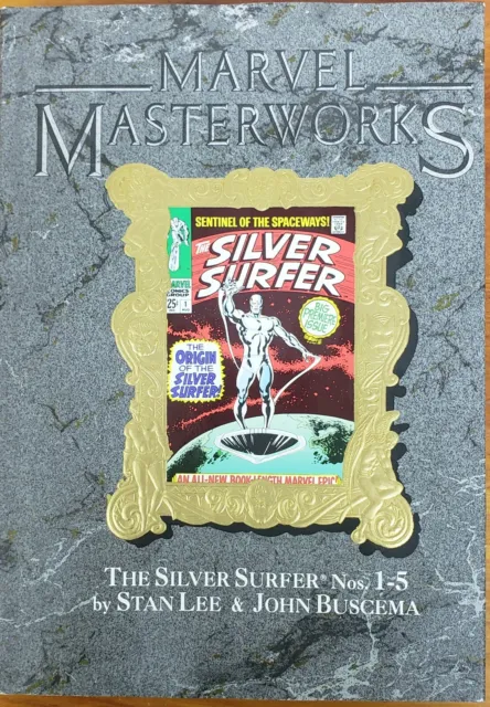 MARVEL MASTERWORKS SILVER SURFER VOL. 15 Nos. 1-5 GOLD FOIL EDITION HC 1990