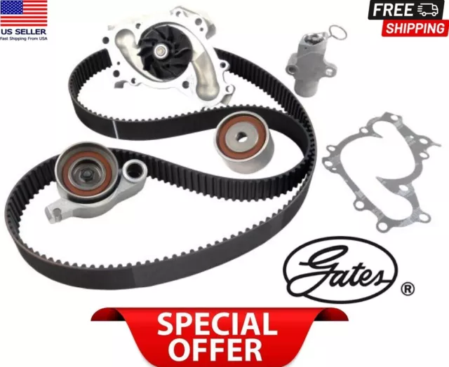 New Engine Timing Belt Kit & Water Pump Kit GATES for Lexus Toyota PowerGrip