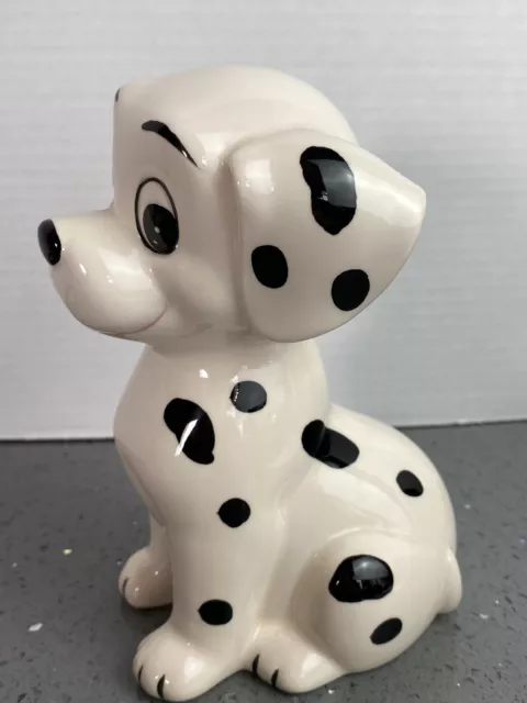 Dalmatian Puppy Dog Ceramic Coin Bank 7" Tall  Tall EE67