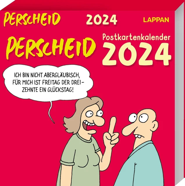 PERSCHEID POSTKARTENKALENDER 2024 Martin Perscheid Kalender Perscheids