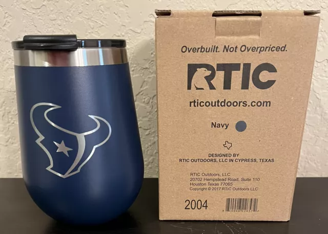 Houston Texans NFL Navy RTIC 12oz Cocktail Tumbler