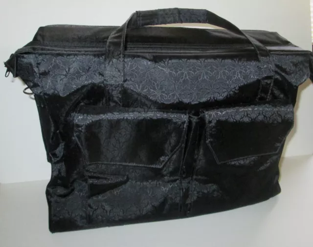 AVON Representative LARGE Jewelry CARRY STORAGE SHOW BAG Tote ZIPPER Lots Pocket