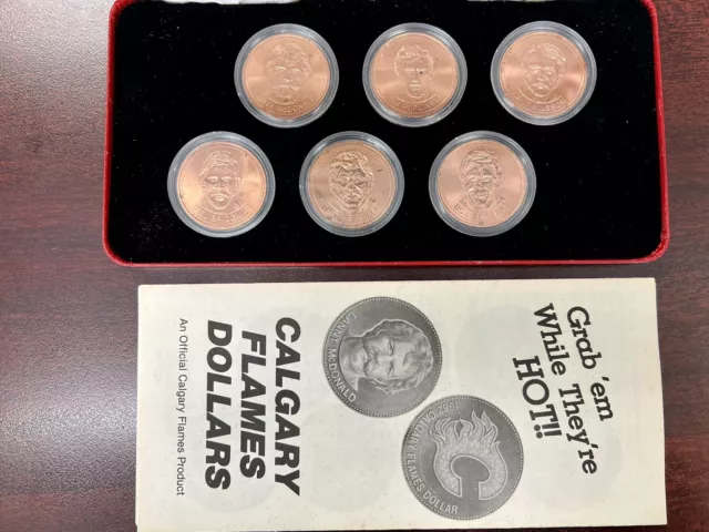 Calgary Flames Bronze Coins - No Reserve!