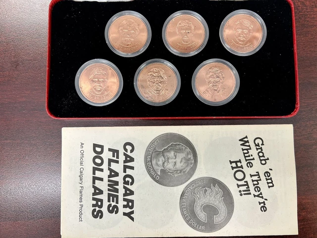 Calgary Flames Bronze Coins - No Reserve!