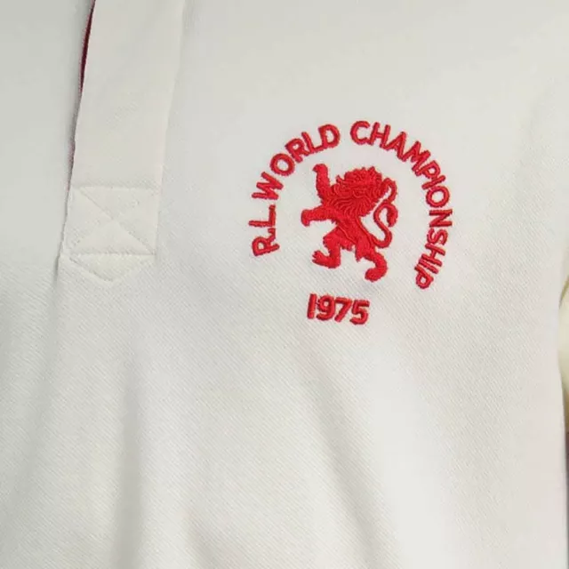 England Rugby League Shirt Polo 1975 3