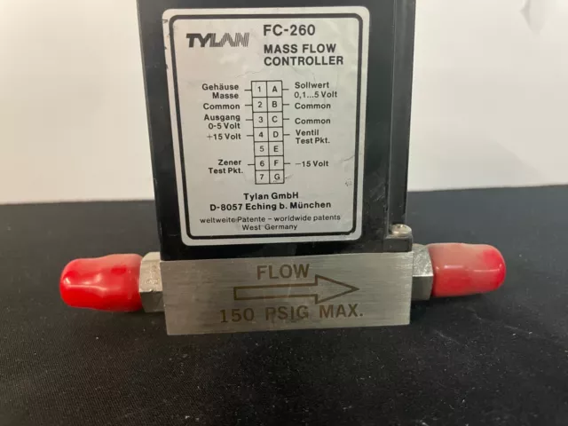 Tylan FC 260 FC-260 Mass Flow Controller