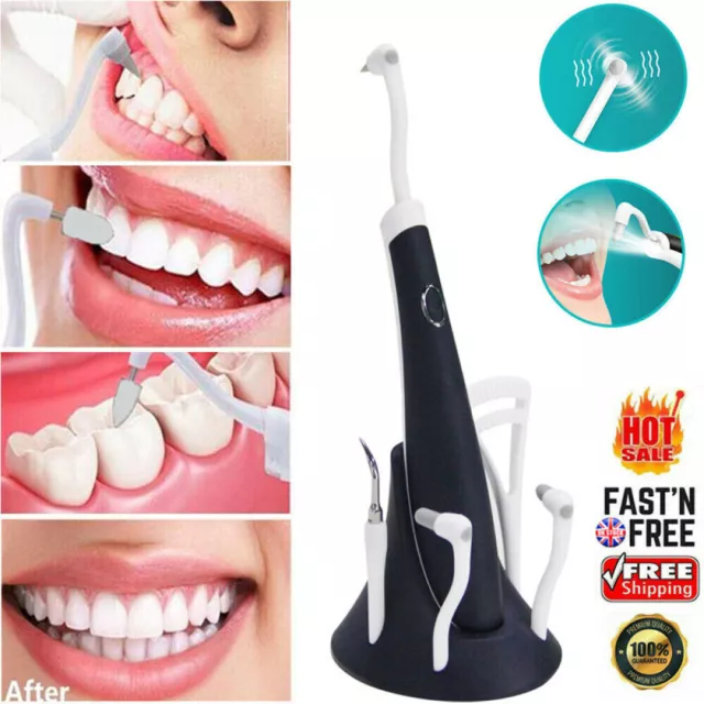 5 in1 Electric Teeth Cleaner Dental Calculus Remover Scaler Tooth Clean Polisher