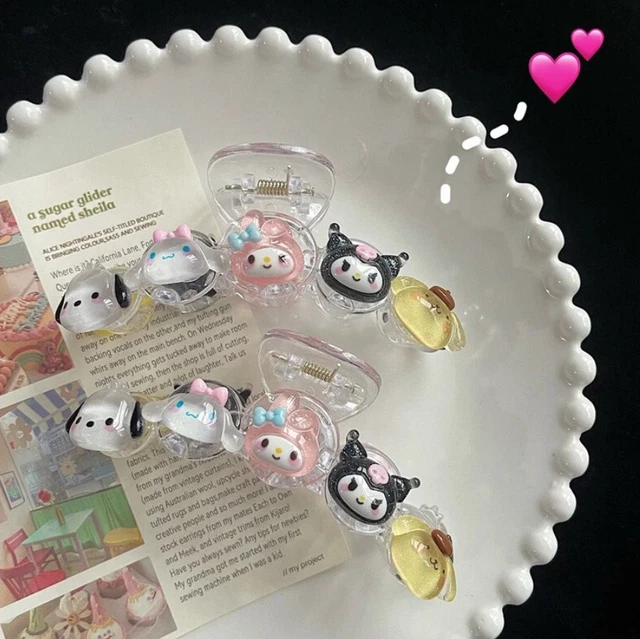 SANRIO HAIR ACCESSORY Hello Kitty Cinnamoroll Kuromi Pompompurin Claw