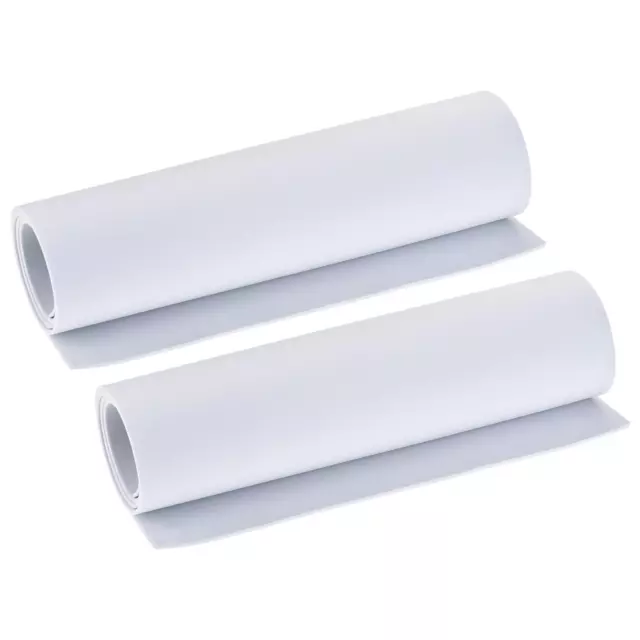 White EVA Foam Sheets Roll 13 x 39 Inch 3mm Thick for Crafts DIY Projects, 2 Pcs