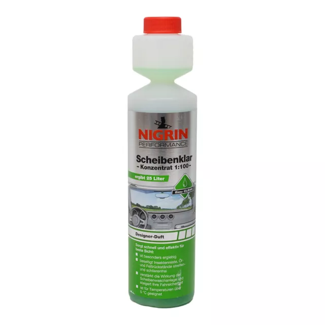 NIGRIN 74131 PERFORMANCE SCHEIBENKLAR KONZENTRAT 1:100 250 ml