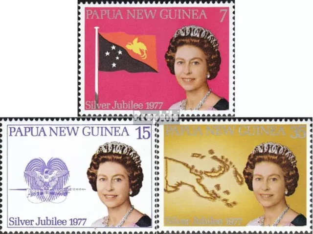 Briefmarken Papua-Neuguinea 1977 Mi 321-323 FDC Königshäuser