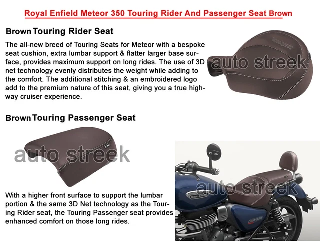 Echtes Royal Enfield Classic 500Cc Vorderer Fahrer Solo Sitz