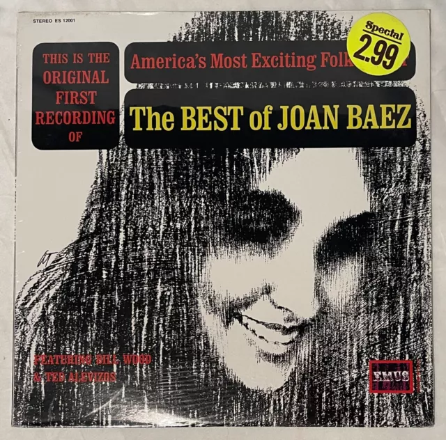 Joan Baez - The best Of FACTORY SEALED Original Pressing ES12001 Folk