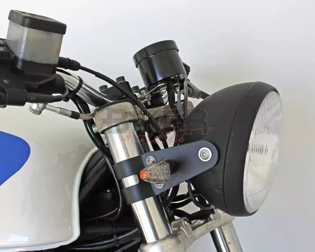 Staffe supporti faro anteriore per forcella Ø 43-48 mm. moto cafe Honda Yamaha