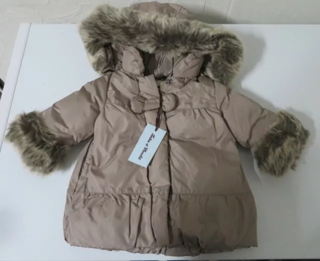 Vêtements Enfant Créateur Tartine Et Chocolat Taupe Bébé Fille Manteau Taille 3 Mois