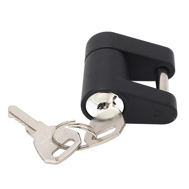 (BLACK)Attelage De Remorque Boule 'attelage Coupleur De Langue De Remorque