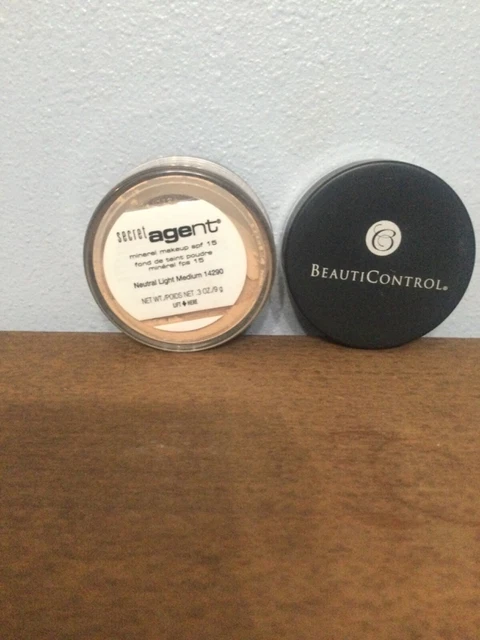BeautiControl Secret Agent Mineral Makeup SPF15**Neutral Light Medium** RARE!