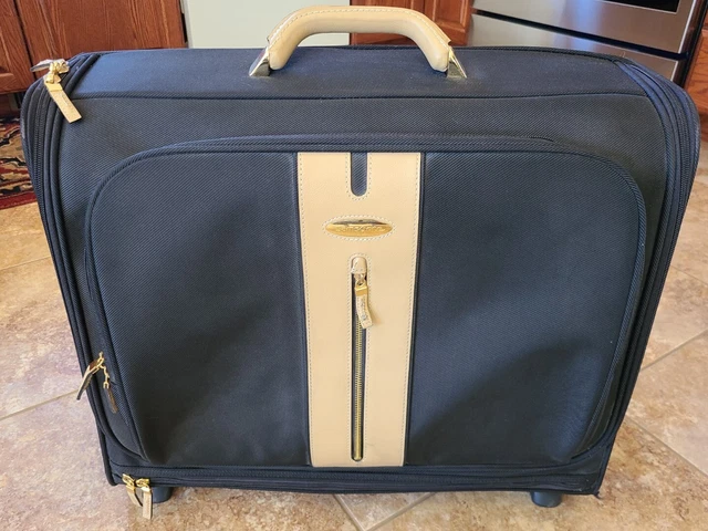 Samsonite Black Label Hommage 3 Luggage Carry-on Black And Tan