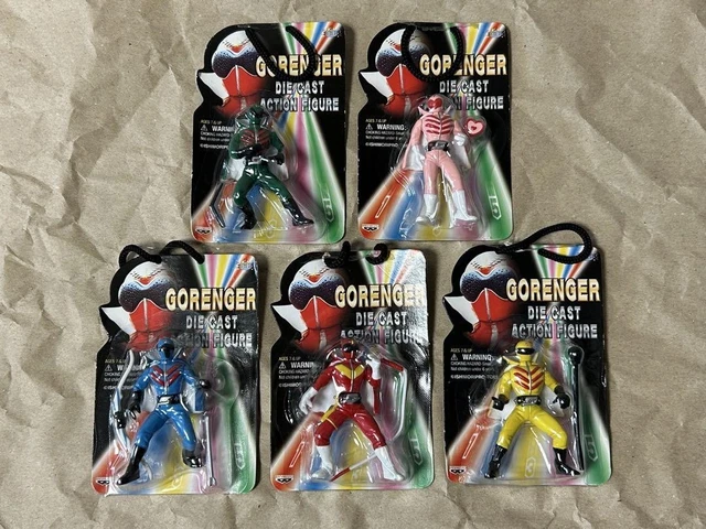 Lot De 10 Figurines Power Rangers Himitsu Sentai Gorenger - Chogokin Balidreen Balikune - Japon
