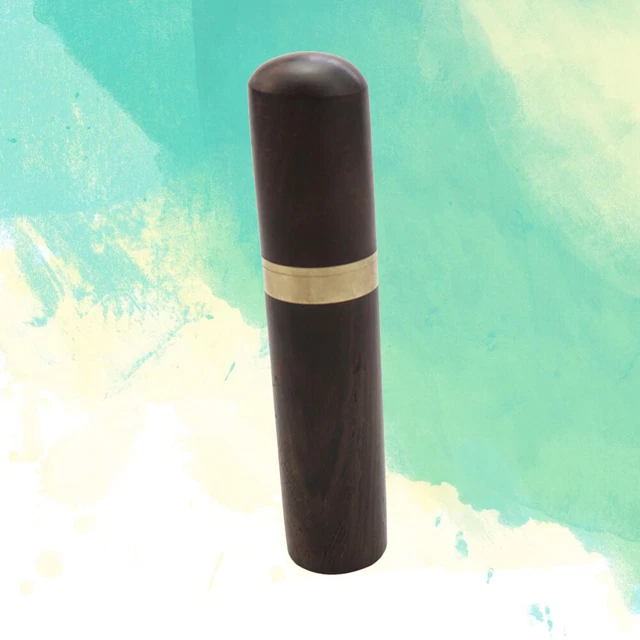 Agujas de coser estuche portátil mini contenedor de fieltro de madera