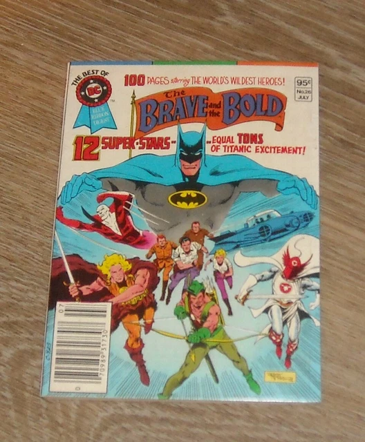 1982 The BRAVE & the BOLD # 26 BLUE RIBBON DIGEST REPRINTS BATMAN DEADMAN