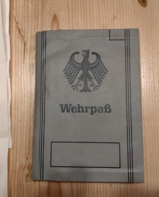 Wehrpass Bundeswehr Papiere