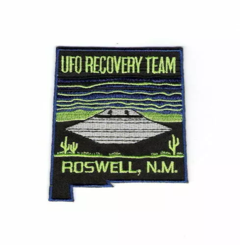 X-files "UFO Recovery Team" Roswell, NM (Area 51) Embroidered Patch -new