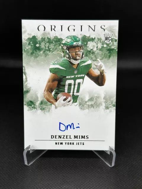 Panini On Card Auto NFL New York Jets Denzel Mims Rookie