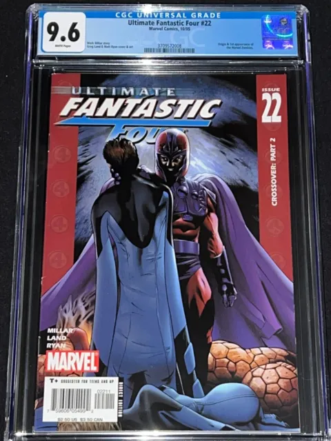 Ultimate Fantastic Four #22 CGC 9.6 - 1st Marvel Zombies Appearance - 2005