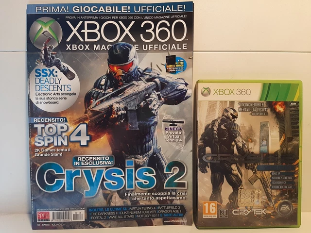 CRYSIS 2 XBOX 360 GIOCO con rivista