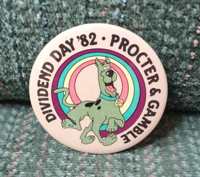 VTG 1982 KINGS Island Procter&Gamble P&G Dividend Day Pinback Button