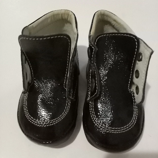 Italian Leather Crib Baby Shoes SAB Creazioni By Gezzi