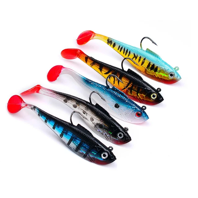 Kit Esche Pesca 34 Pezzi - Esche Artificiali Minnow Con Ami Luminosi Per Spinning Mare - Foto 9