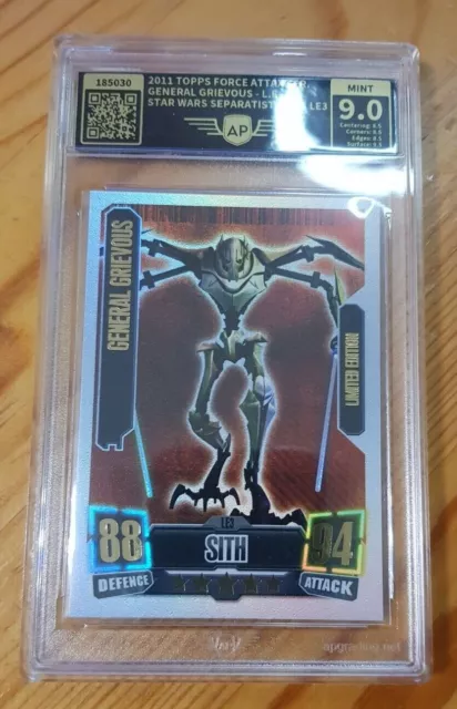 Star Wars Force Attax Serie 2 Clone Wars LE3 General Grievous Limitierte Auflage