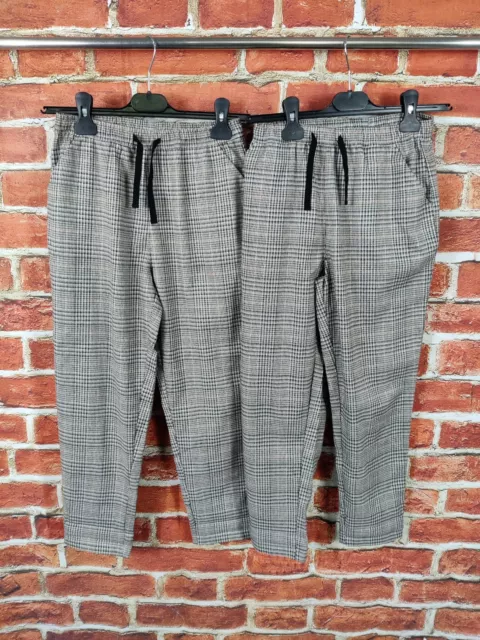Pacchetto Ragazze Età 9-10 Anni Prossimo Set Doppio Prince Of Wales Pantaloni A Scacchi 140Cm