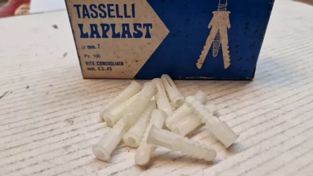 Tassello Tasselli in Nylon a Espansione Fissaggio Laplast mm. 7x35 Pz. 100