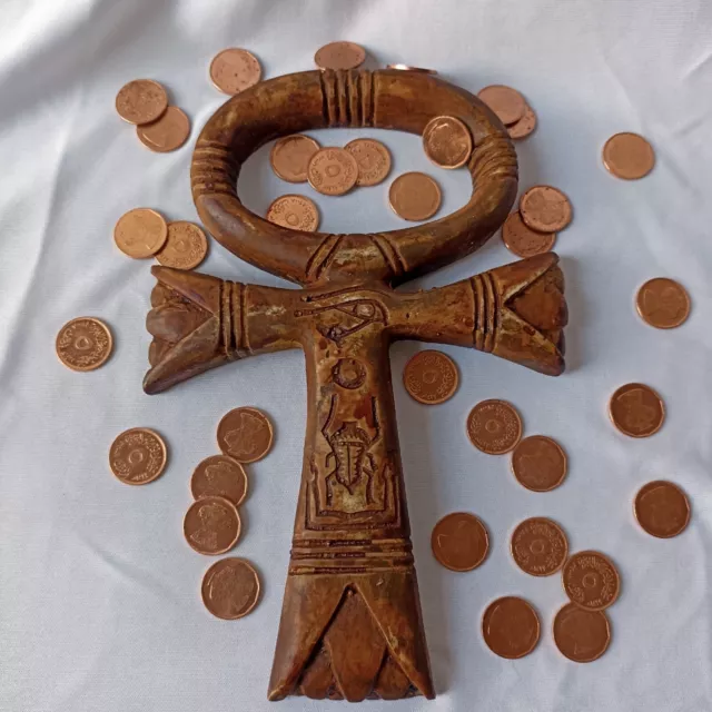 Egyptian Ankh Handmade in Egypt Ancient Egyptian Key of Life Wall Hanging.