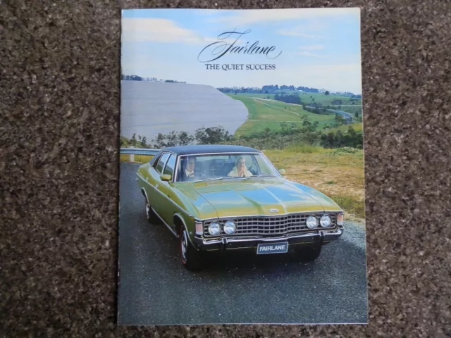 Ford Zg Fairlane Brochure.